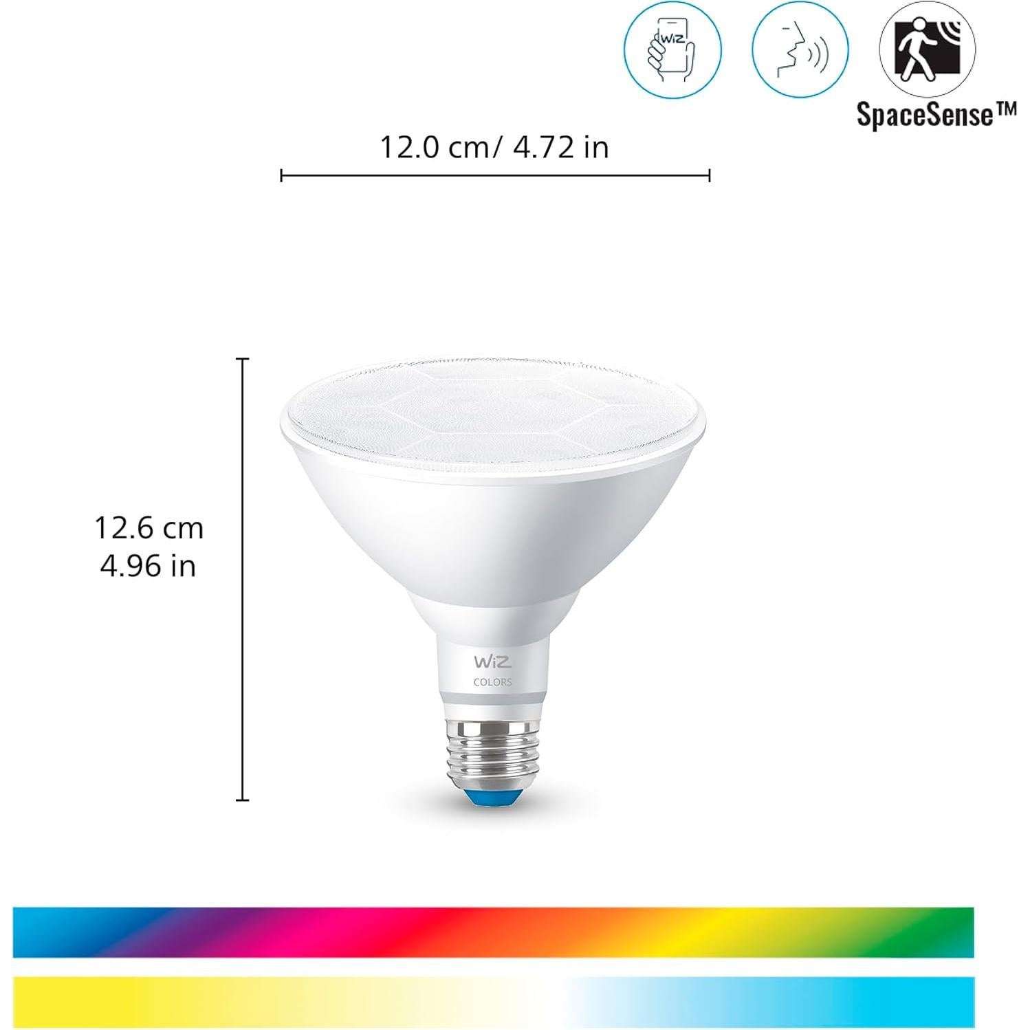 Bombilla LED WiZ PAR38 Multicolor 13W E26 Inteligente