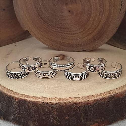 Anillos para dedos del pie POYAMUSE - Conjunto 7 piezas ajustables