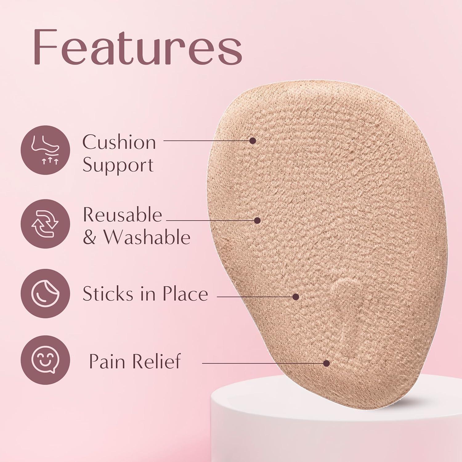 Almohadillas Metatarsales Benoo para Tacones Altos - Beige