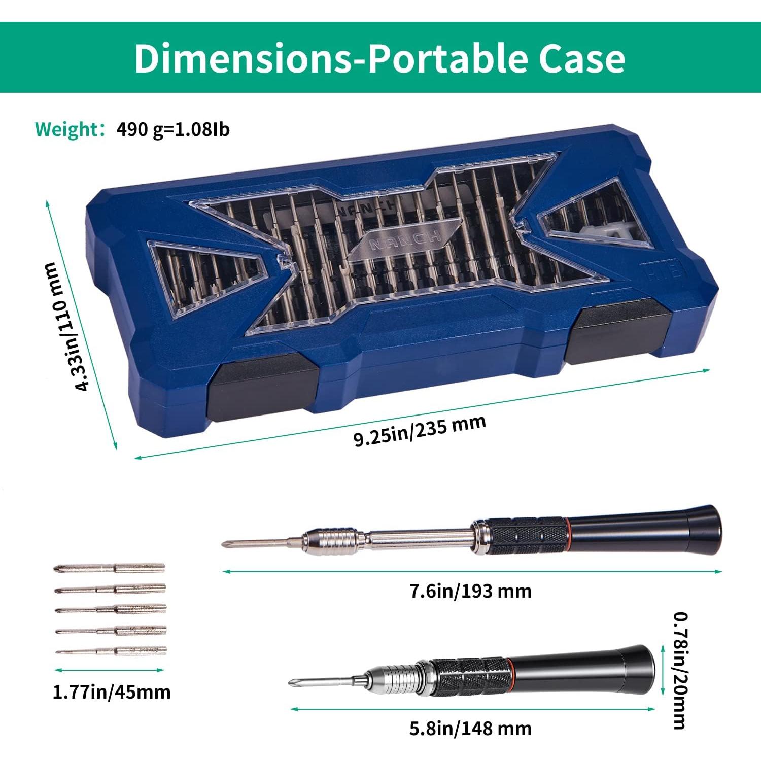 Juego de Destornilladores NANCH H1B 55 en 1 Ergonómico