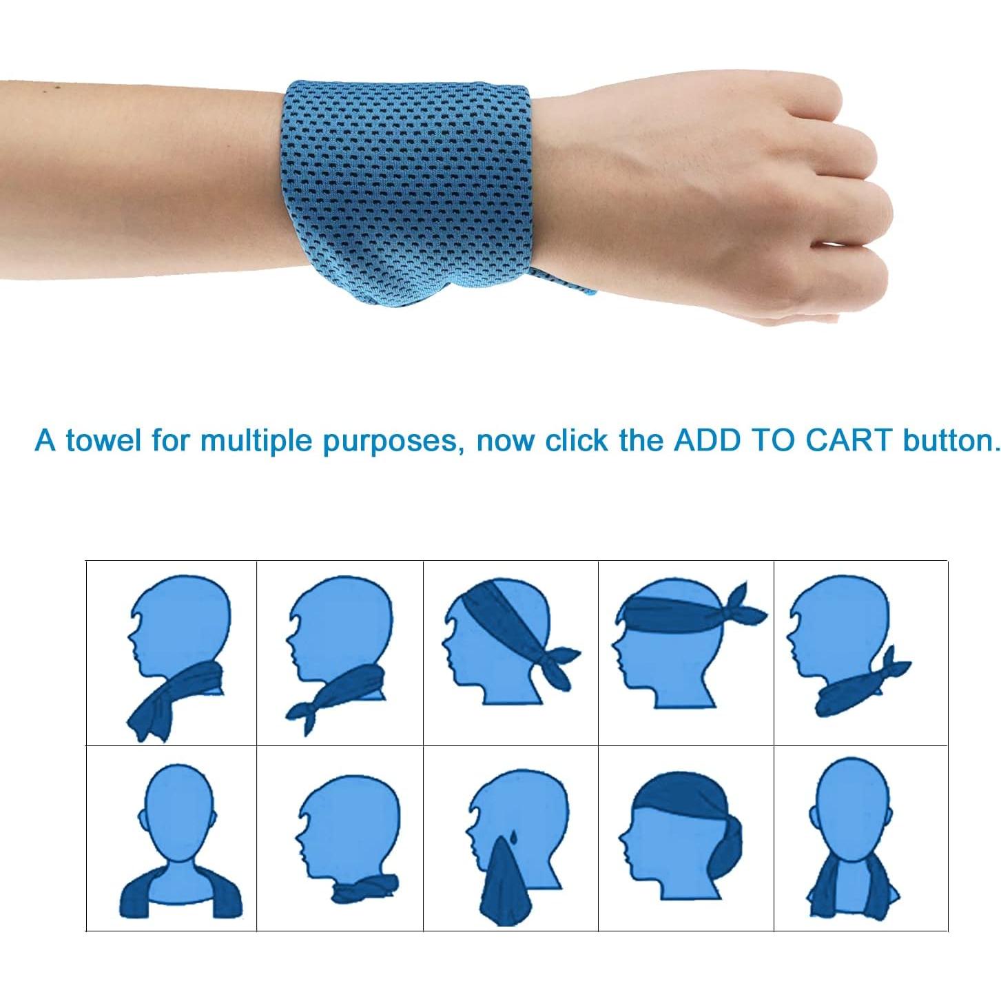 Toallas Enfriadoras Tagefa 40 Unidades 101.6x30.5cm 160gsm