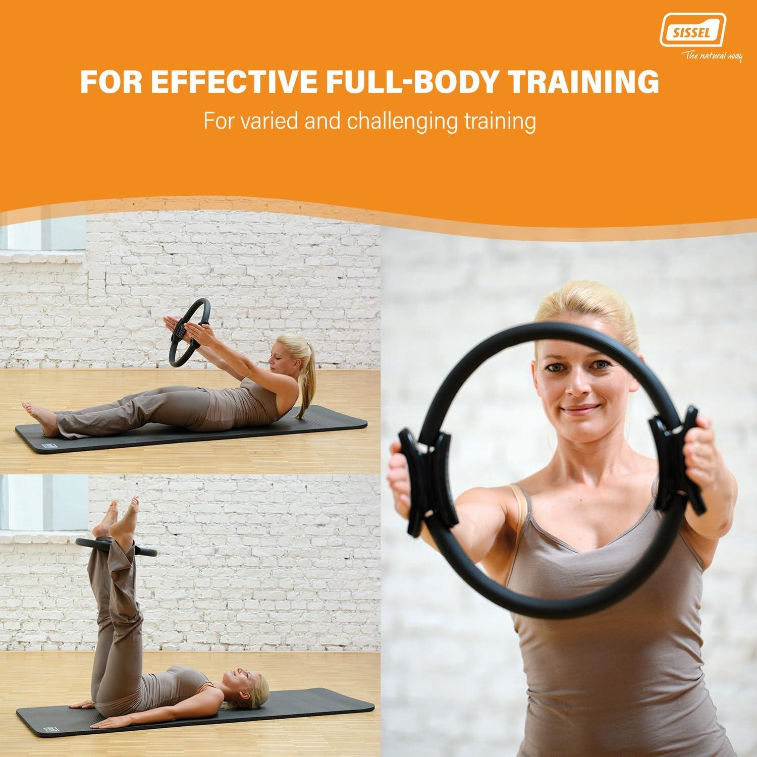 Círculo de Pilates Sissel 38cm con Póster de Ejercicio