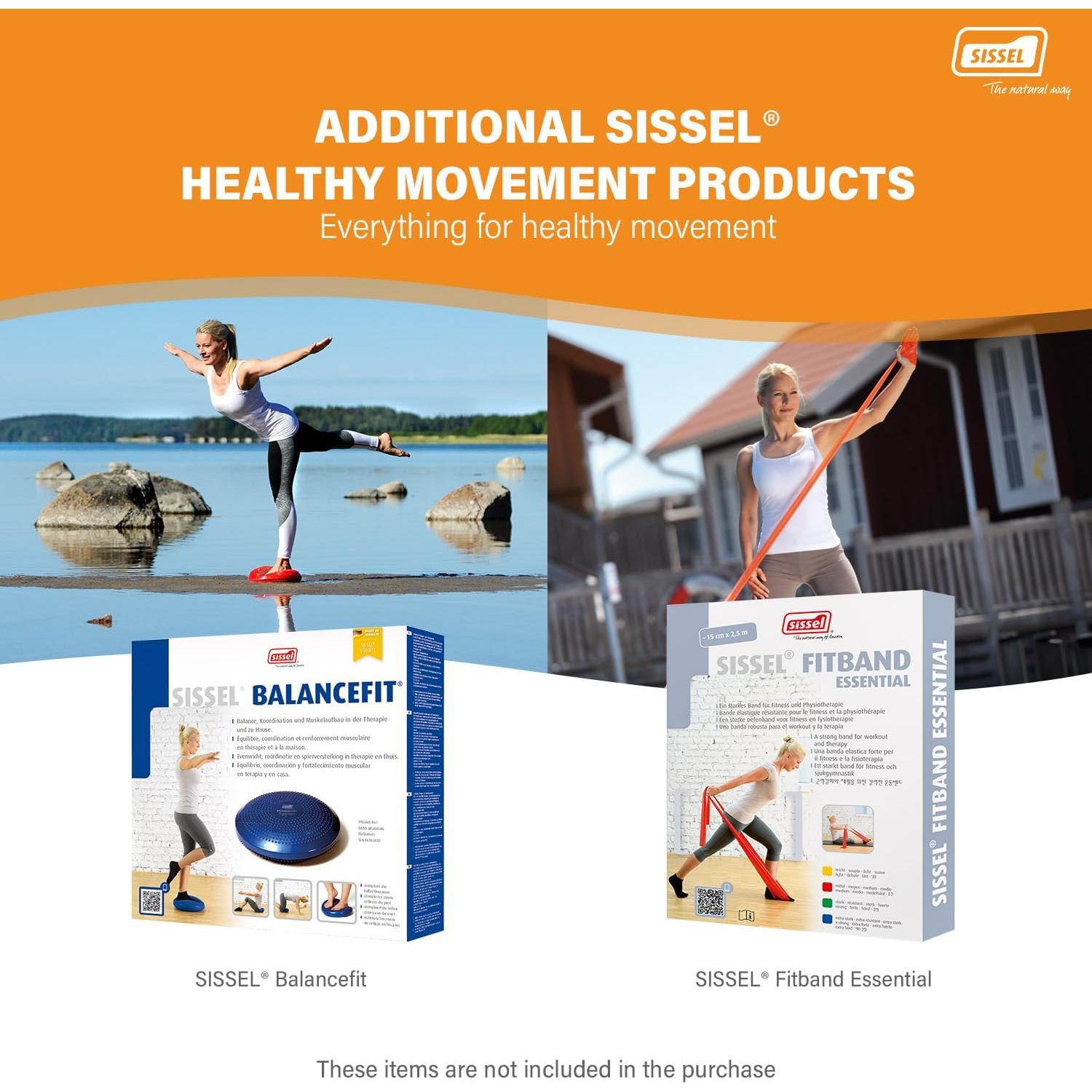 Círculo de Pilates Sissel 38cm con Póster de Ejercicio