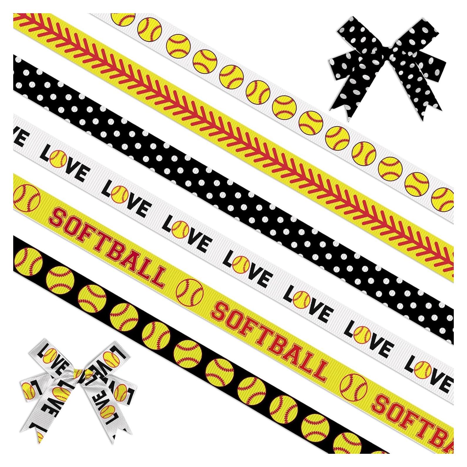 Cintas de Softball Estivaux 6 Piezas 0.95 cm x 16.46 m