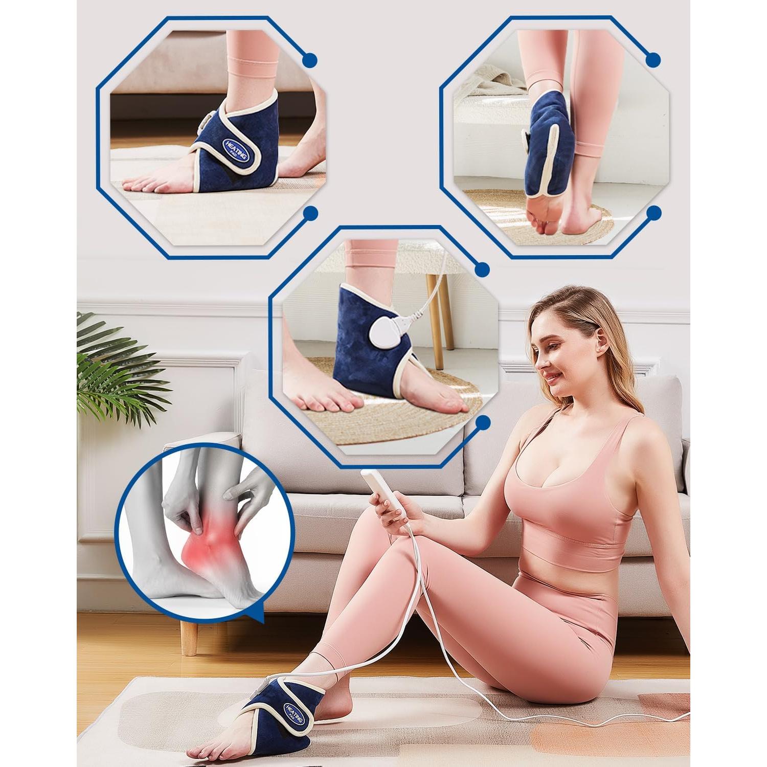 Almohadilla Calentadora Eléctrica JOBYNA para Tobillo 19x18cm