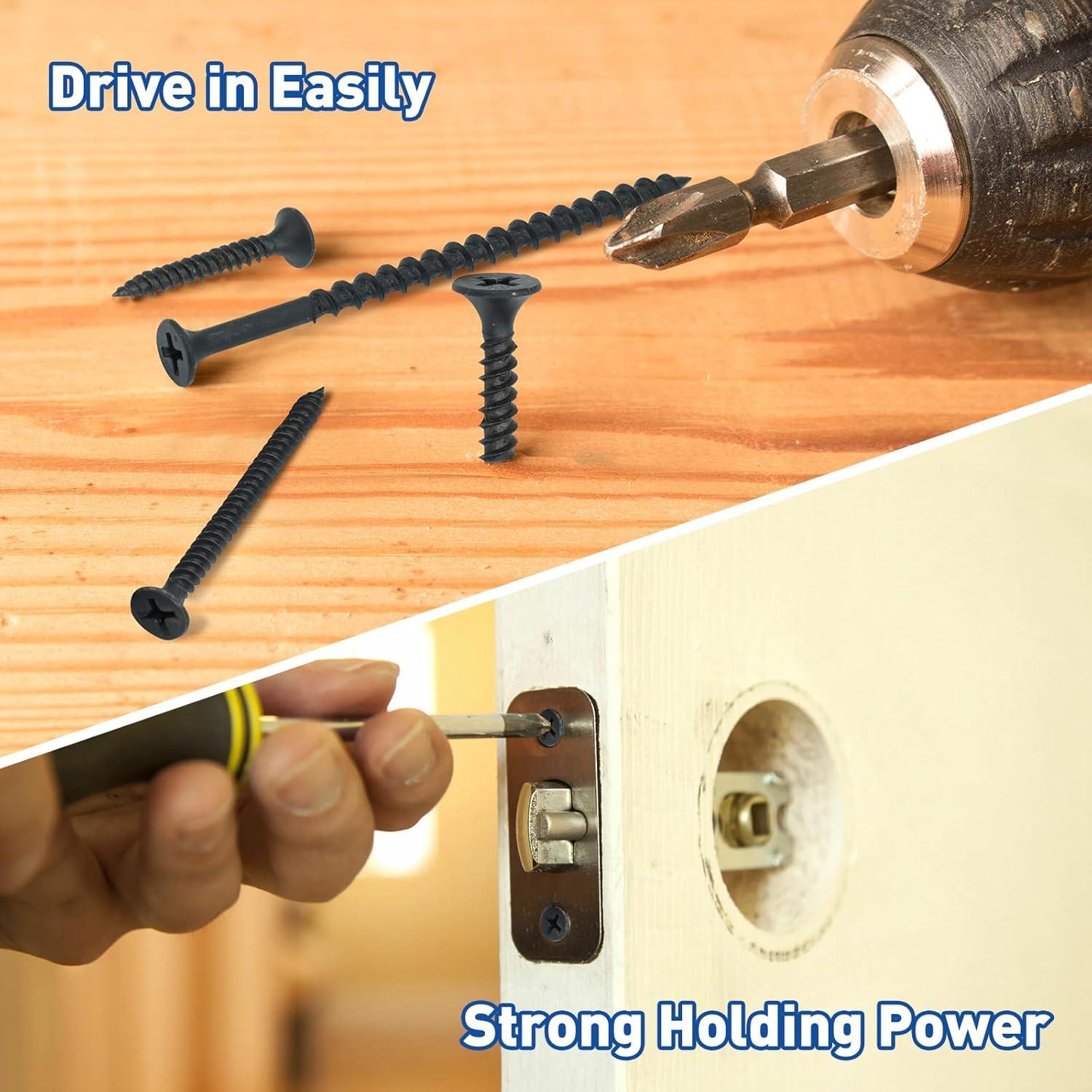 Kit de Tornillos para Drywall Innofy 108 Piezas 6 Tamaños