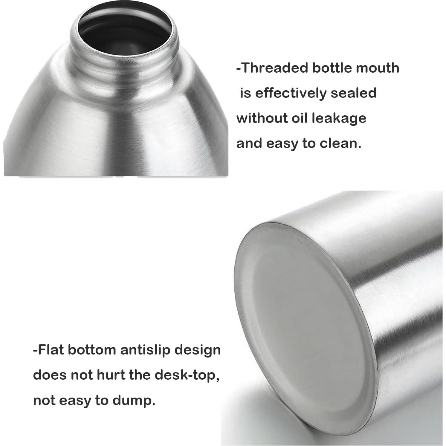 Botella pulverizadora de aceite BIGWE 500ml acero inoxidable