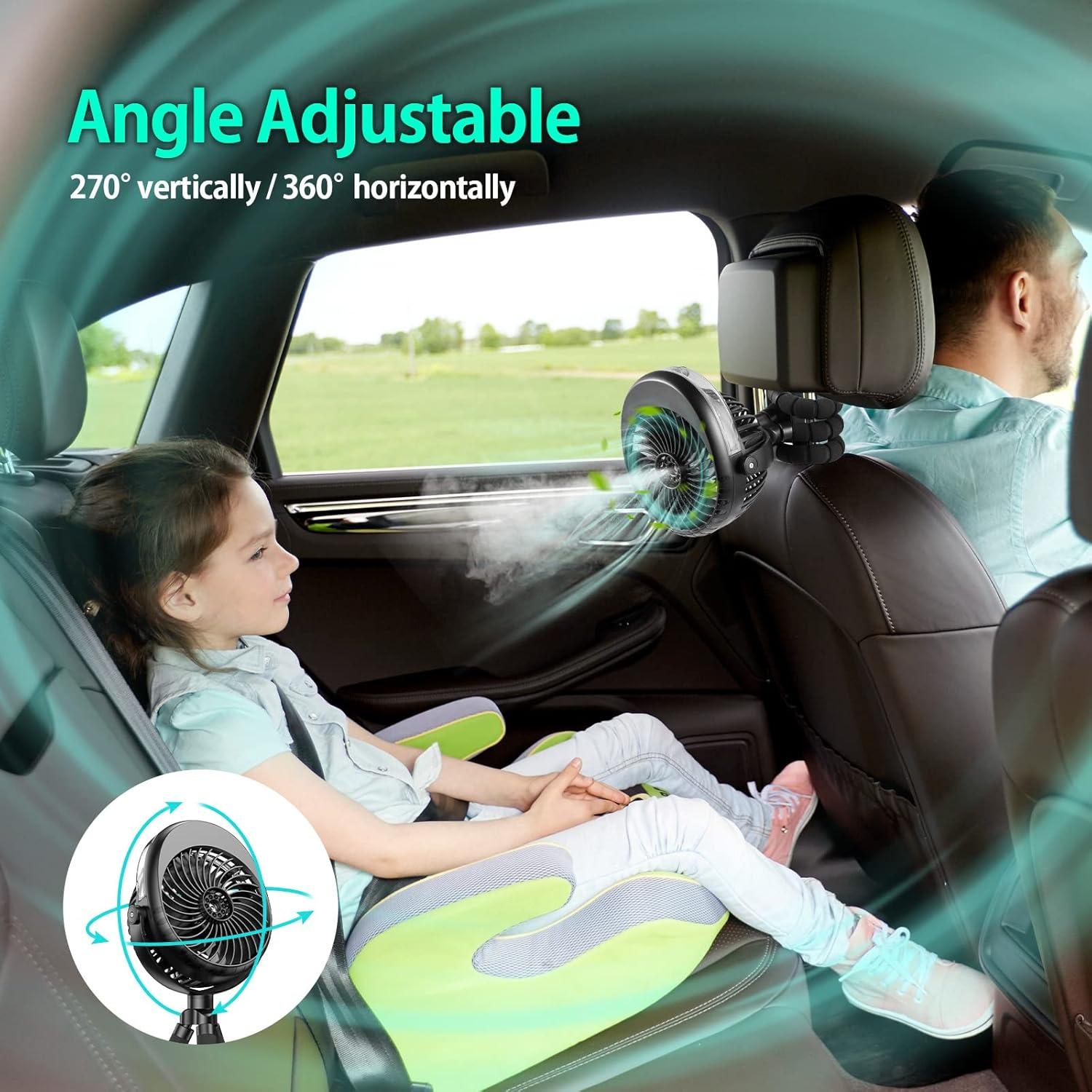 Ventilador Portátil Nebulizador GRANDFAST F002 2500mAh 360°