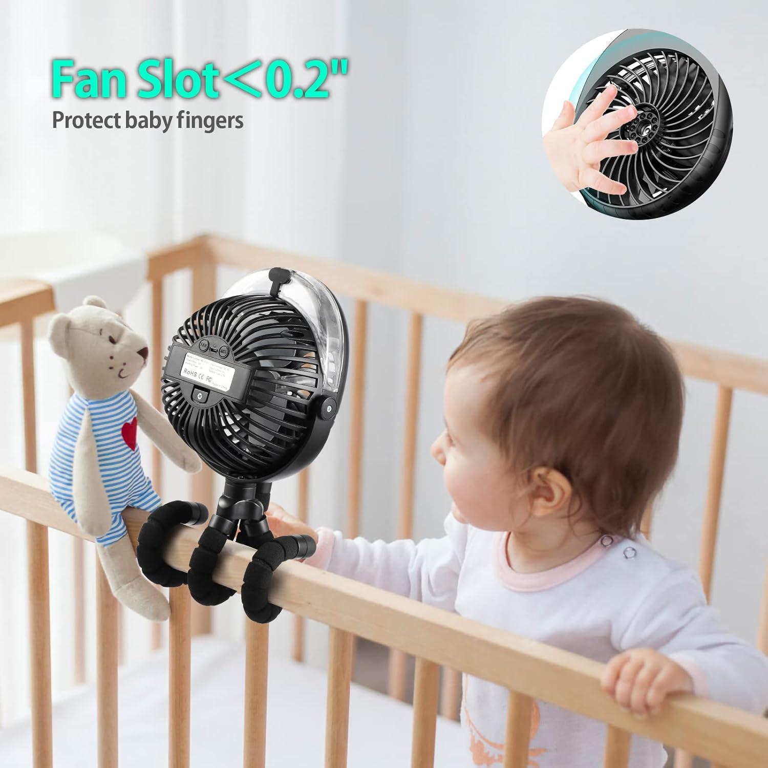 Ventilador Portátil Nebulizador GRANDFAST F002 2500mAh 360°