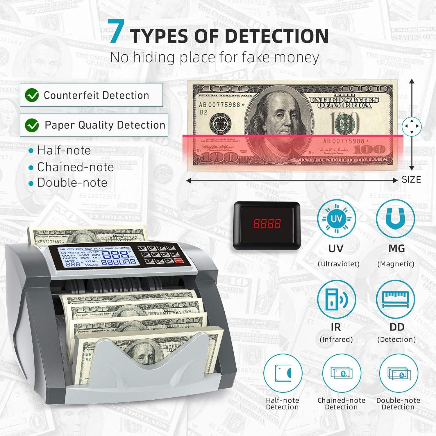 Contadora de Dinero Eizeny Pro 2.0 Doble Motor 5.44kg