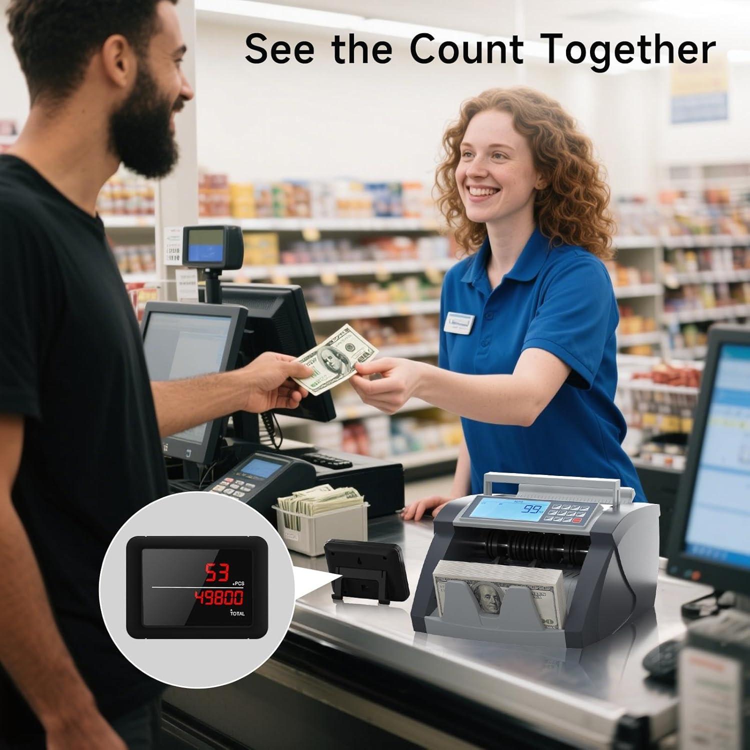 Contadora de Dinero Eizeny Pro 2.0 Doble Motor 5.44kg