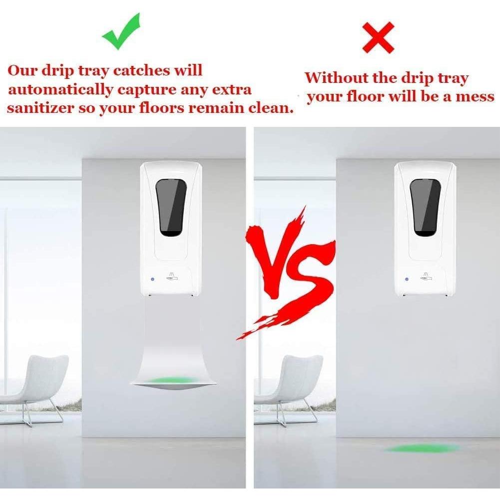 Bandeja de Goteo para Dispensador de Jabón HHHKKK Blanca