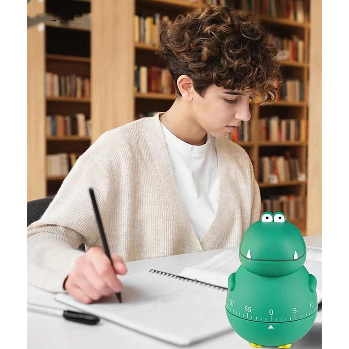 Temporizador de Cocina Mecánico RBRSLALA Dinosaurio Verde