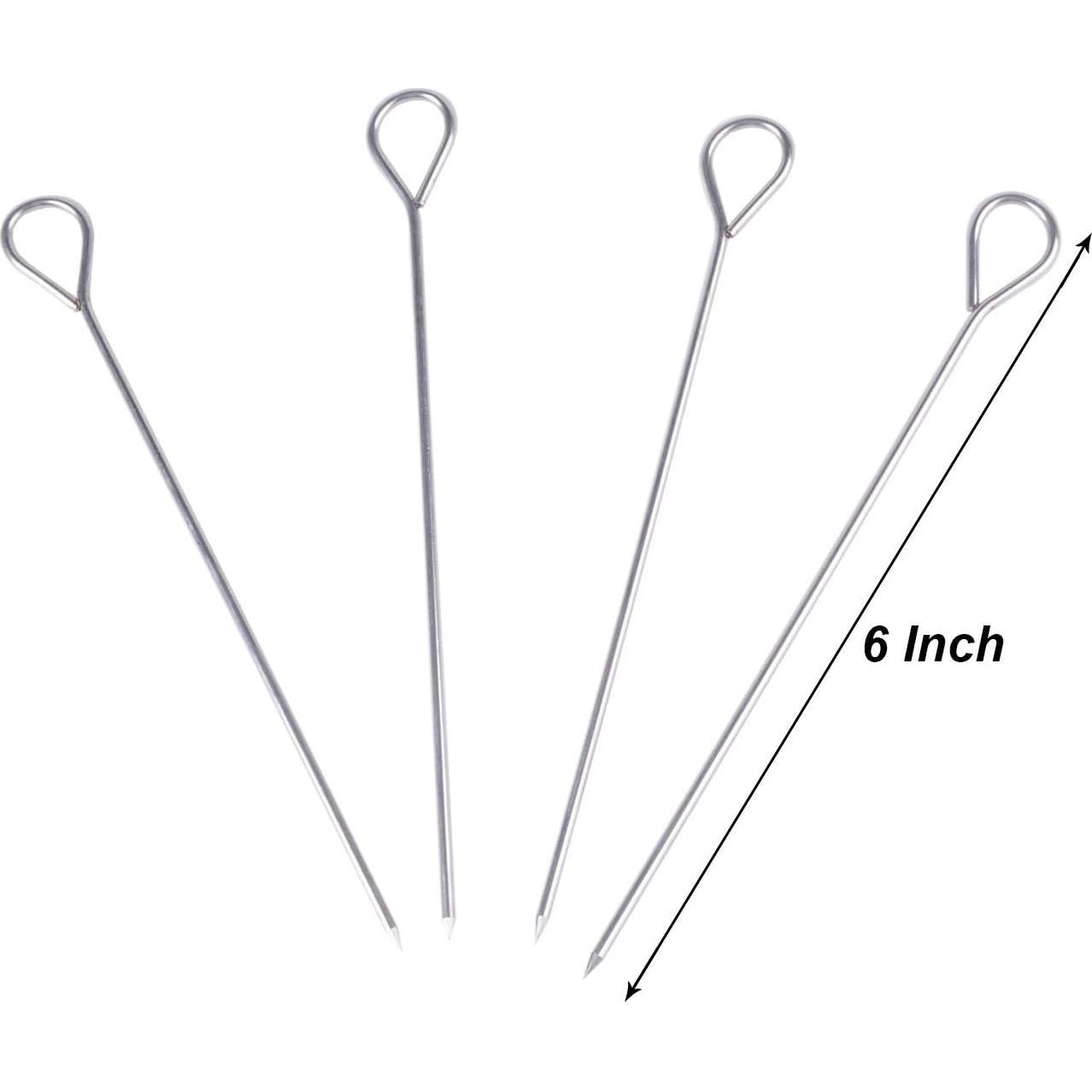 Lazos para Pavo HONSHEN 15 cm Set de 12 Acero Inoxidable