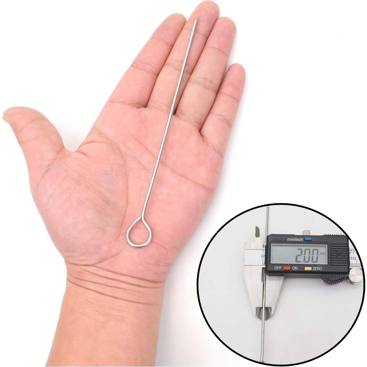 Lazos para Pavo HONSHEN 15 cm Set de 12 Acero Inoxidable