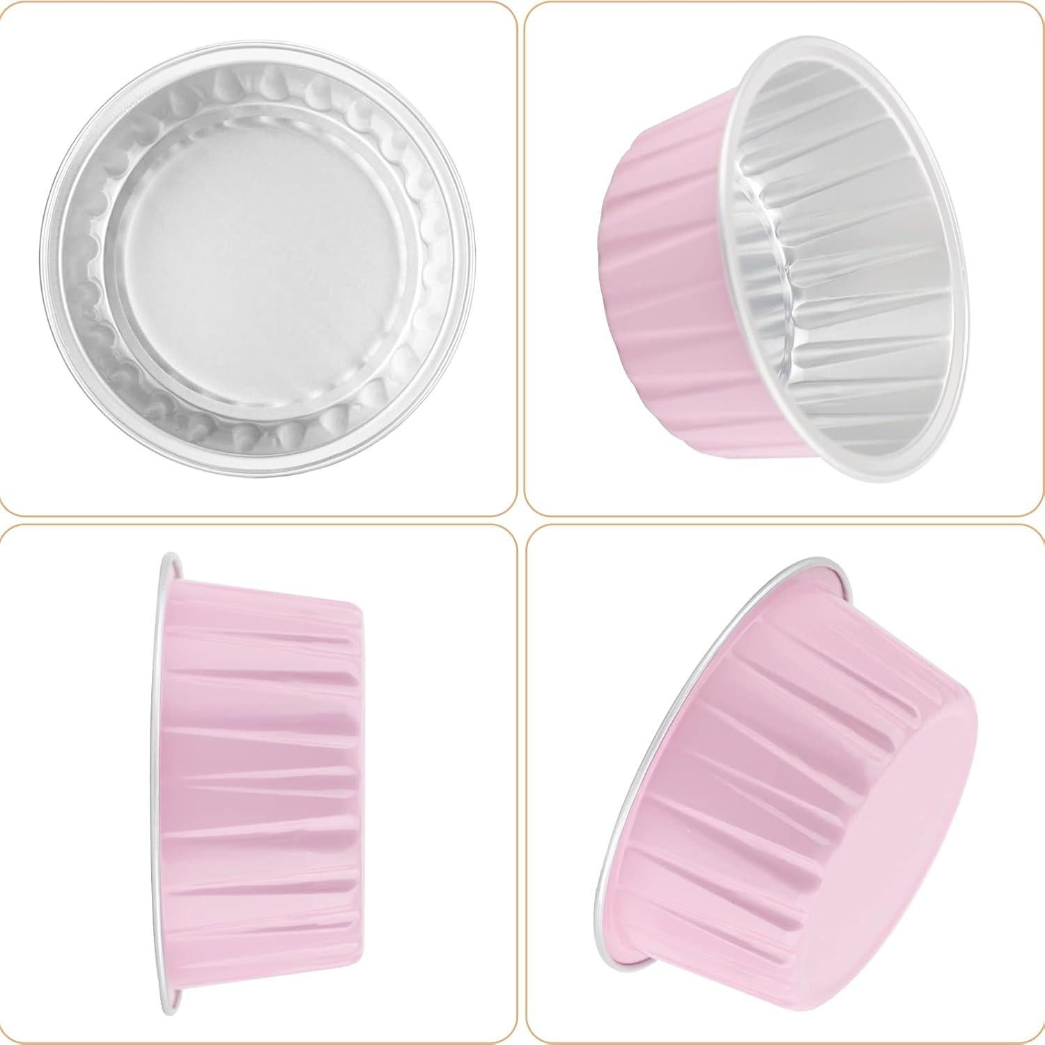 Forros para Cupcakes EUSOAR 50pcs Aluminio 141.75g 5 Colores