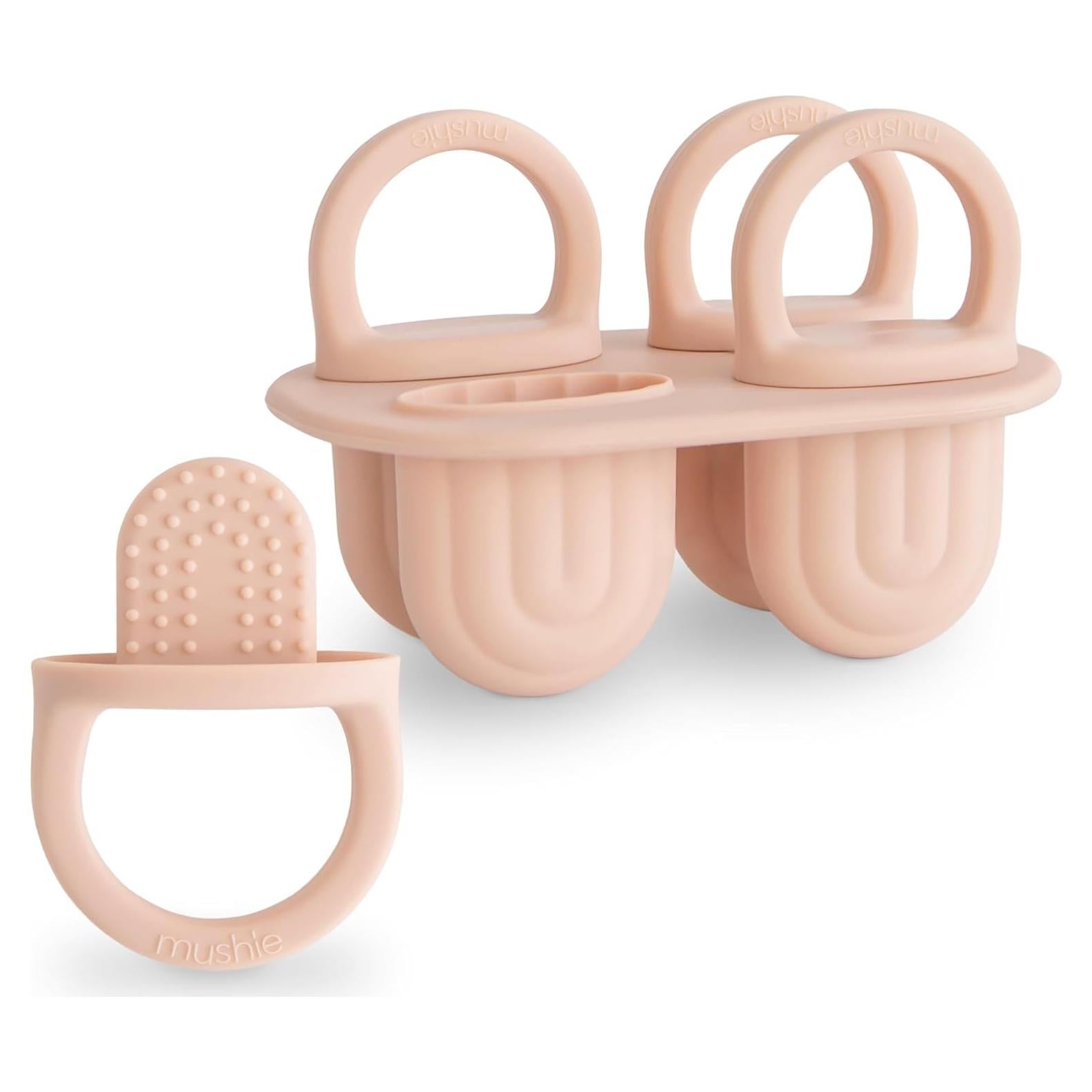 Bandeja de Helados para Niños Mushie Sonrosado 4 Piezas 30ML