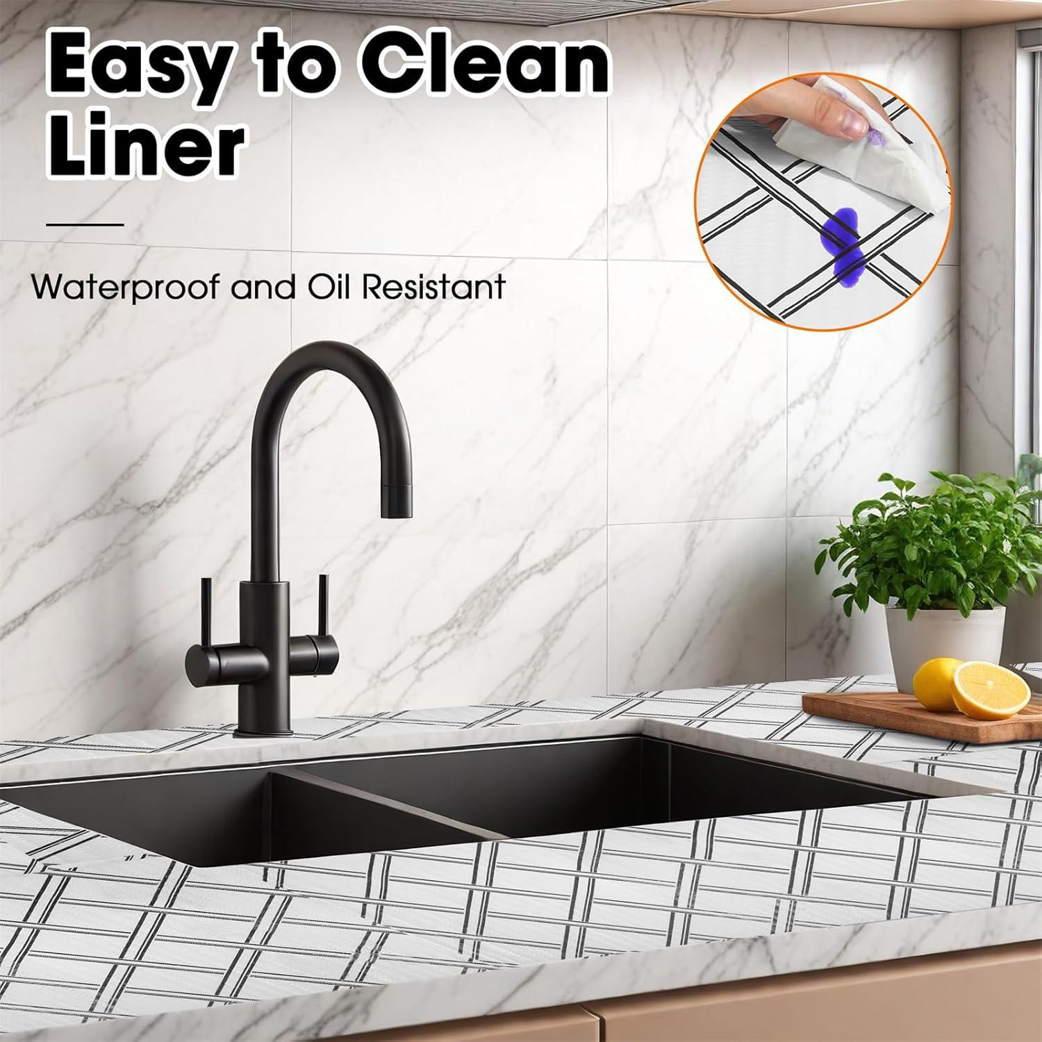 Forro de Estante Antideslizante GOPAS Geométrico 30.48x304.8cm