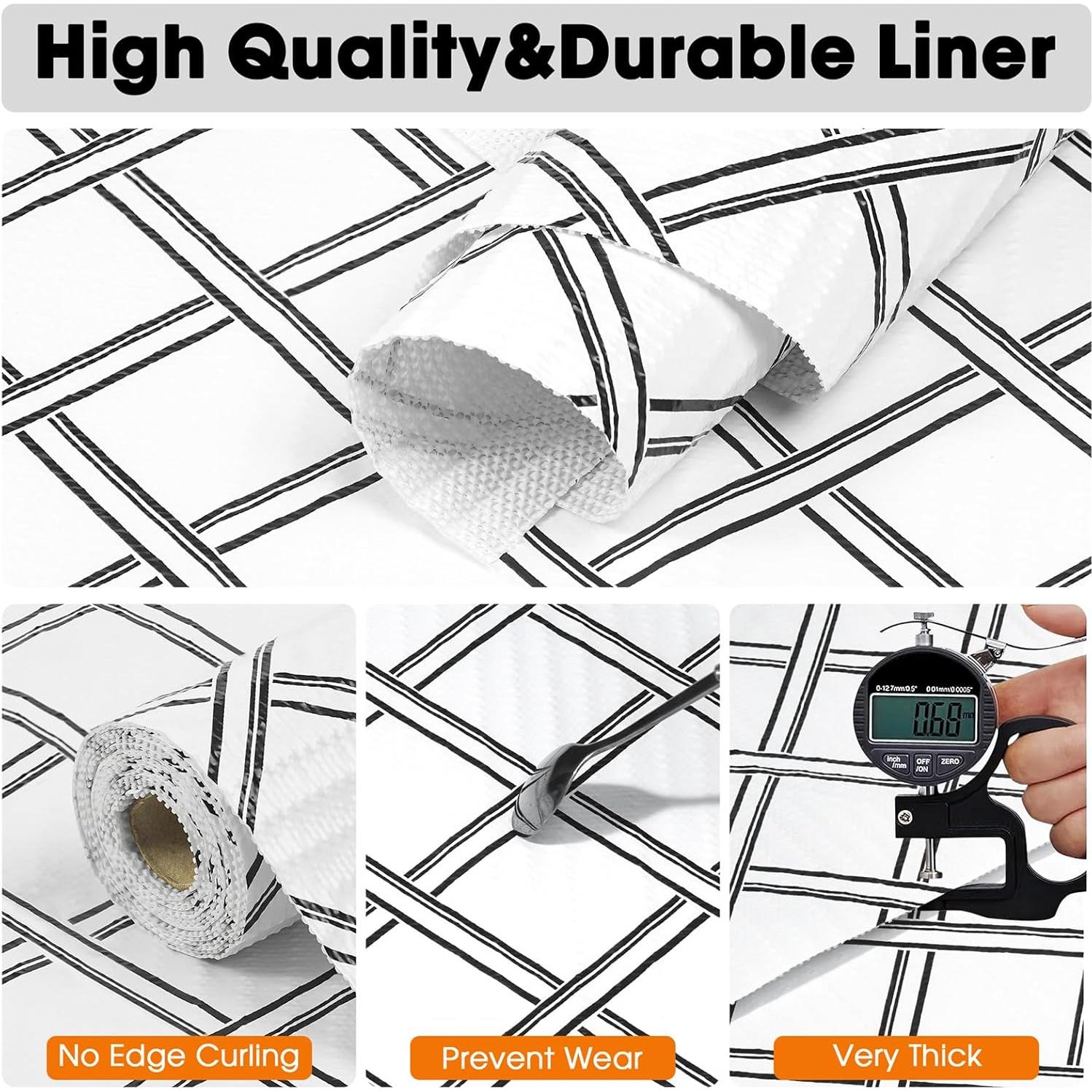 Forro de Estante Antideslizante GOPAS Geométrico 30.48x304.8cm
