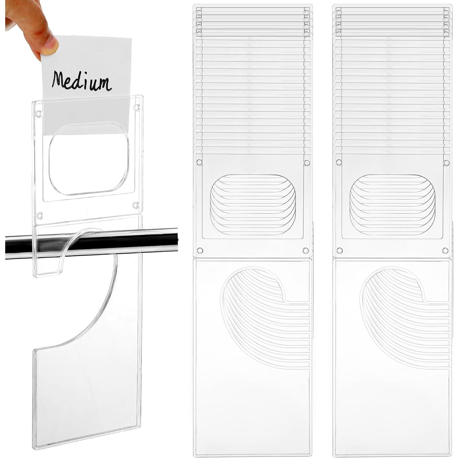 Divisores de Tamaño para Ropa Kathfly - 10 Piezas Plástico