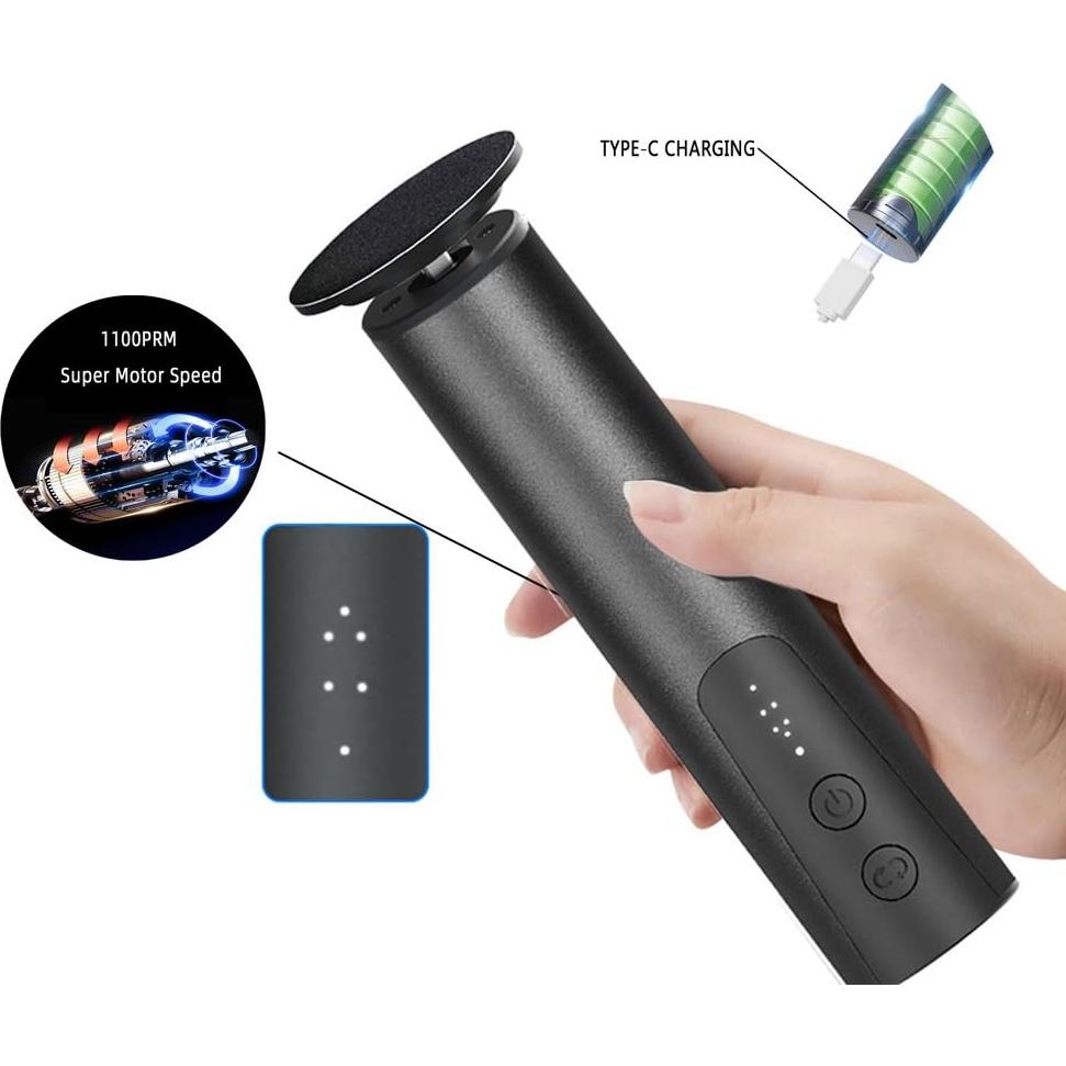 Removedor de Callos Eléctrico Inalámbrico Dr.Pedi 2 en 1