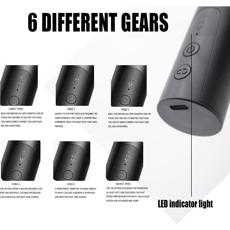 Removedor de Callos Eléctrico Inalámbrico Dr.Pedi 2 en 1