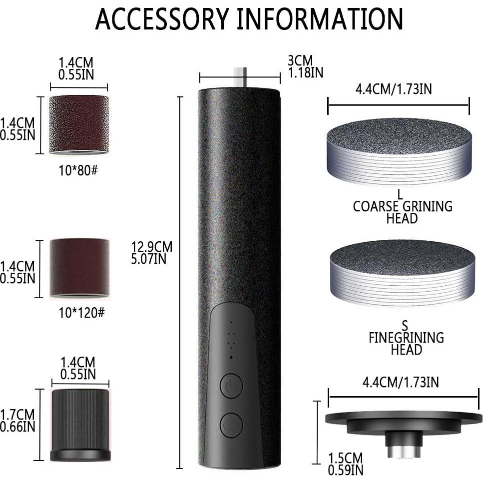 Removedor de Callos Eléctrico Inalámbrico Dr.Pedi 2 en 1