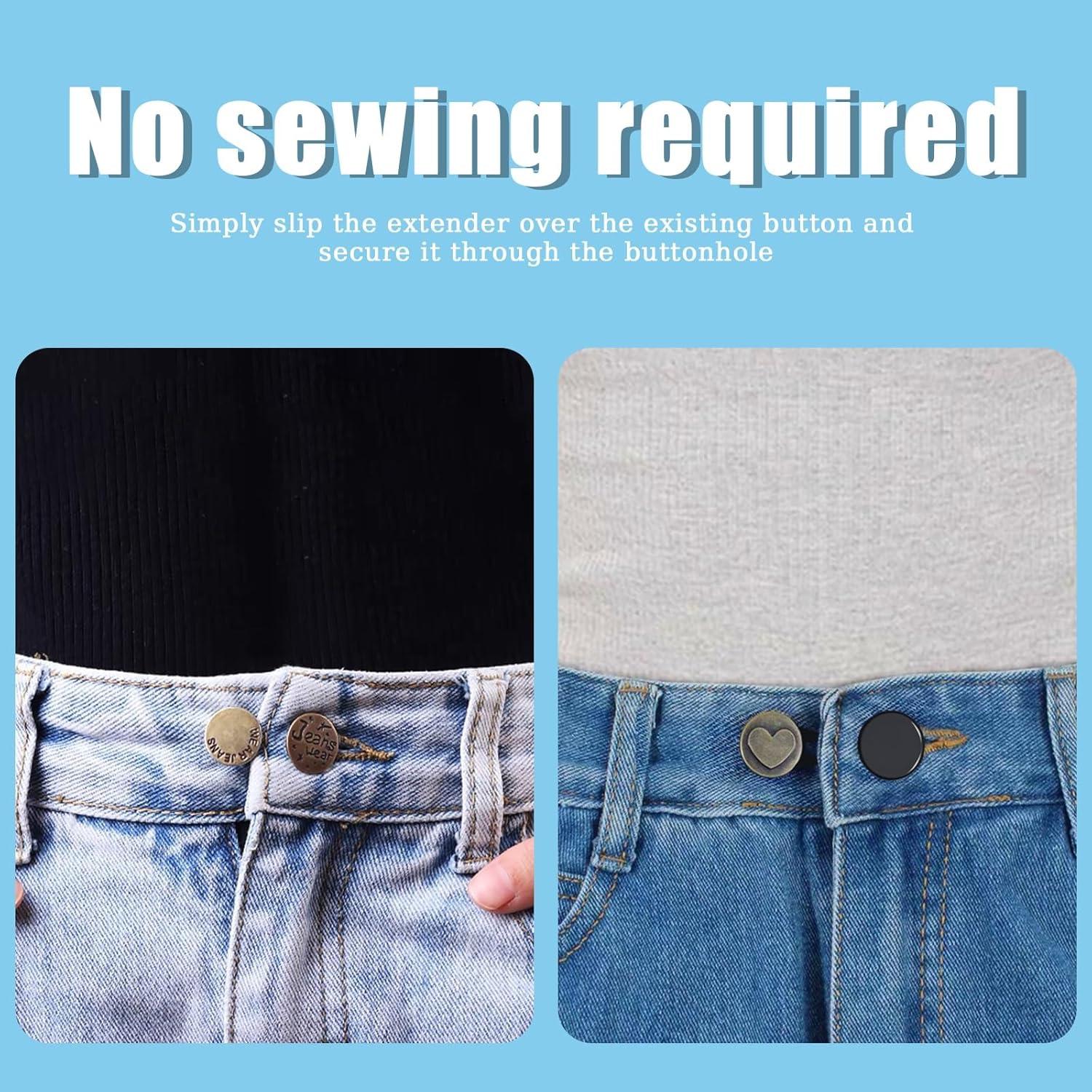 Extensores de Botón para Jeans Kikazarru - 16 Piezas Ajustables