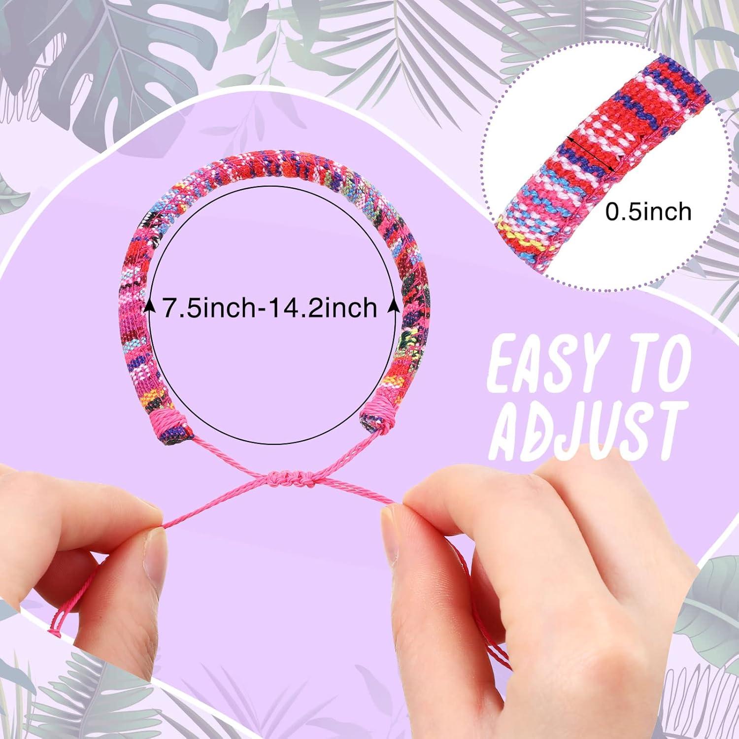 Yinkin 18 Piezas Pulseras Tobilleras Boho Ajustables para Mujeres