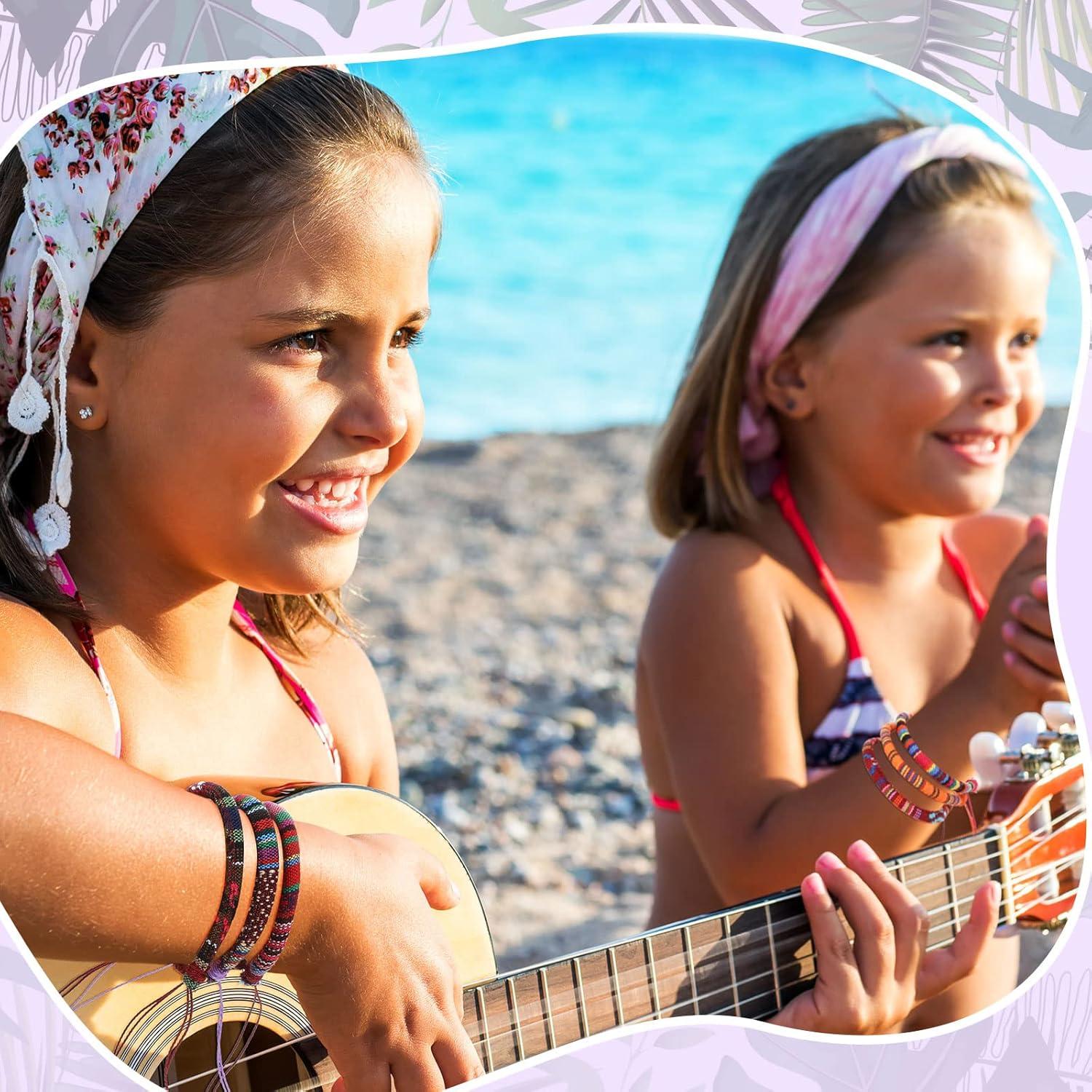 Yinkin 18 Piezas Pulseras Tobilleras Boho Ajustables para Mujeres