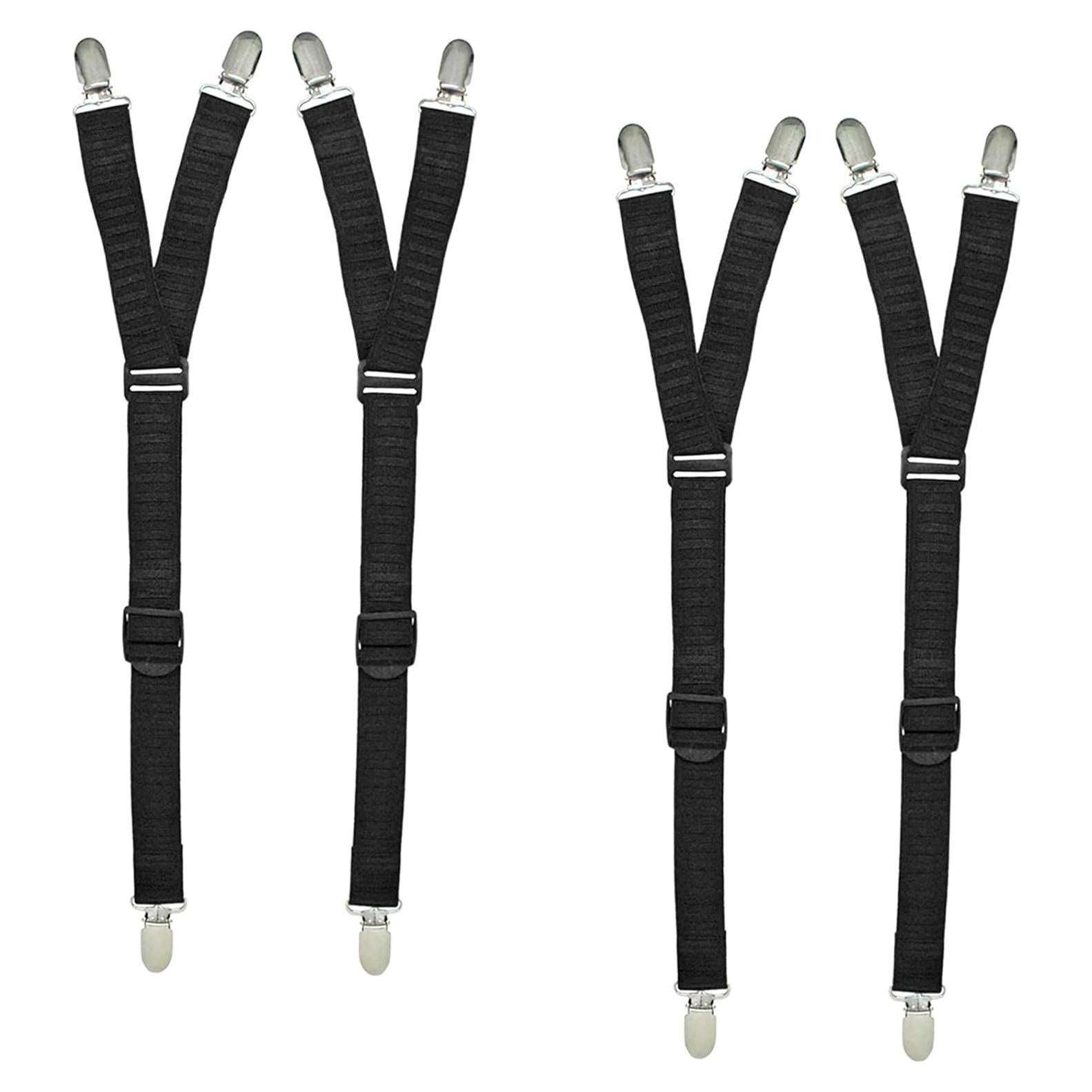 Sujetadores de Camiseta Estilo Y para Hombres - Negro - Ajustable