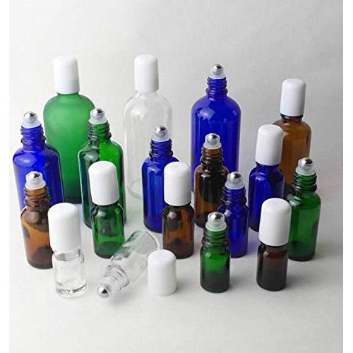 3 Botellas de Rodillo de Vidrio Ámbar 20ml Erioctry