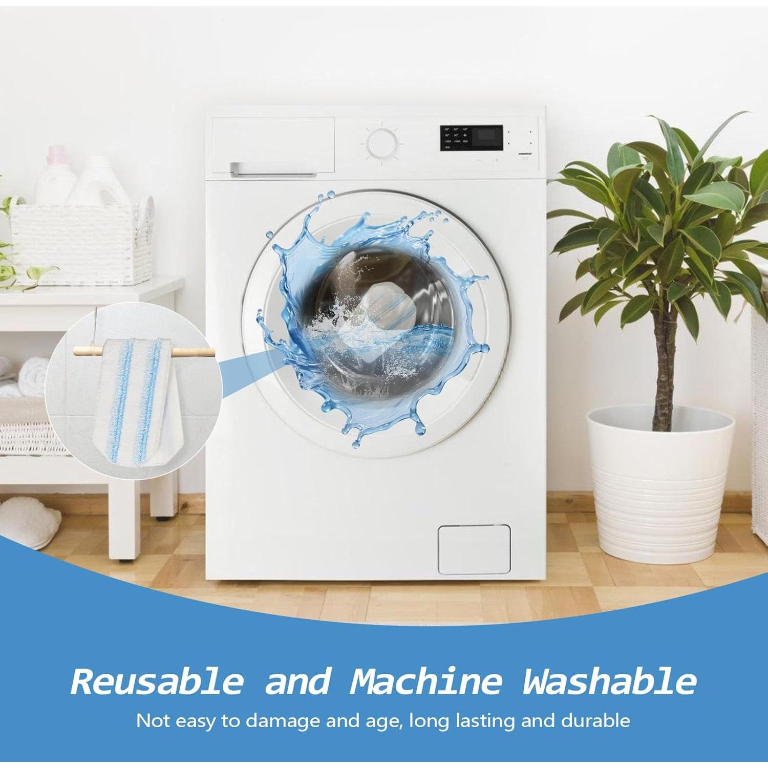 8 Almohadillas de Reemplazo Microfibra Vileda H2prO/O-Cedar