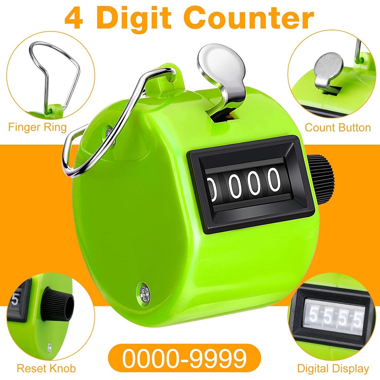 Contador de Mano Hoteam 20 Clickers Digitales y Mecánicos