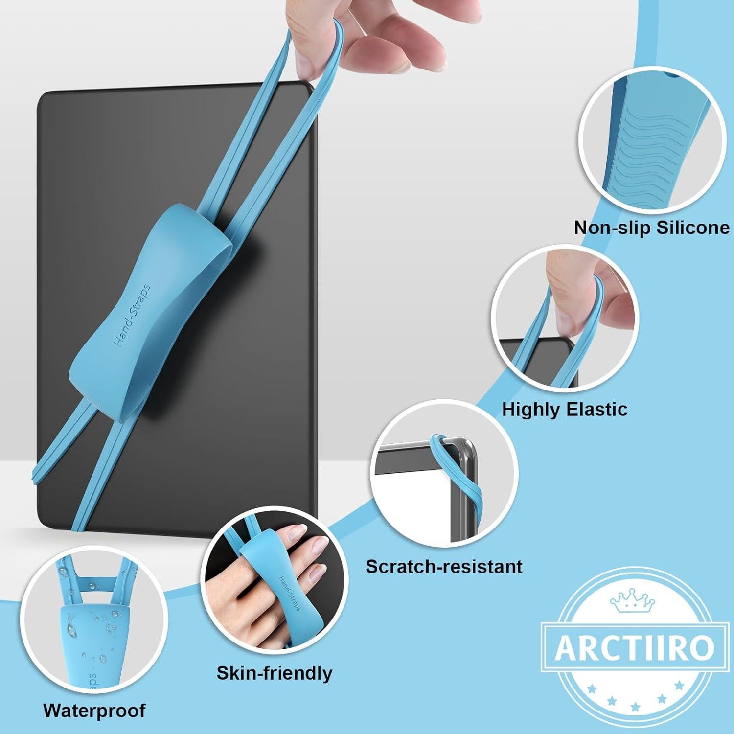 Paquete de 2 correas para mano Arctiiro para Kindle y tabletas