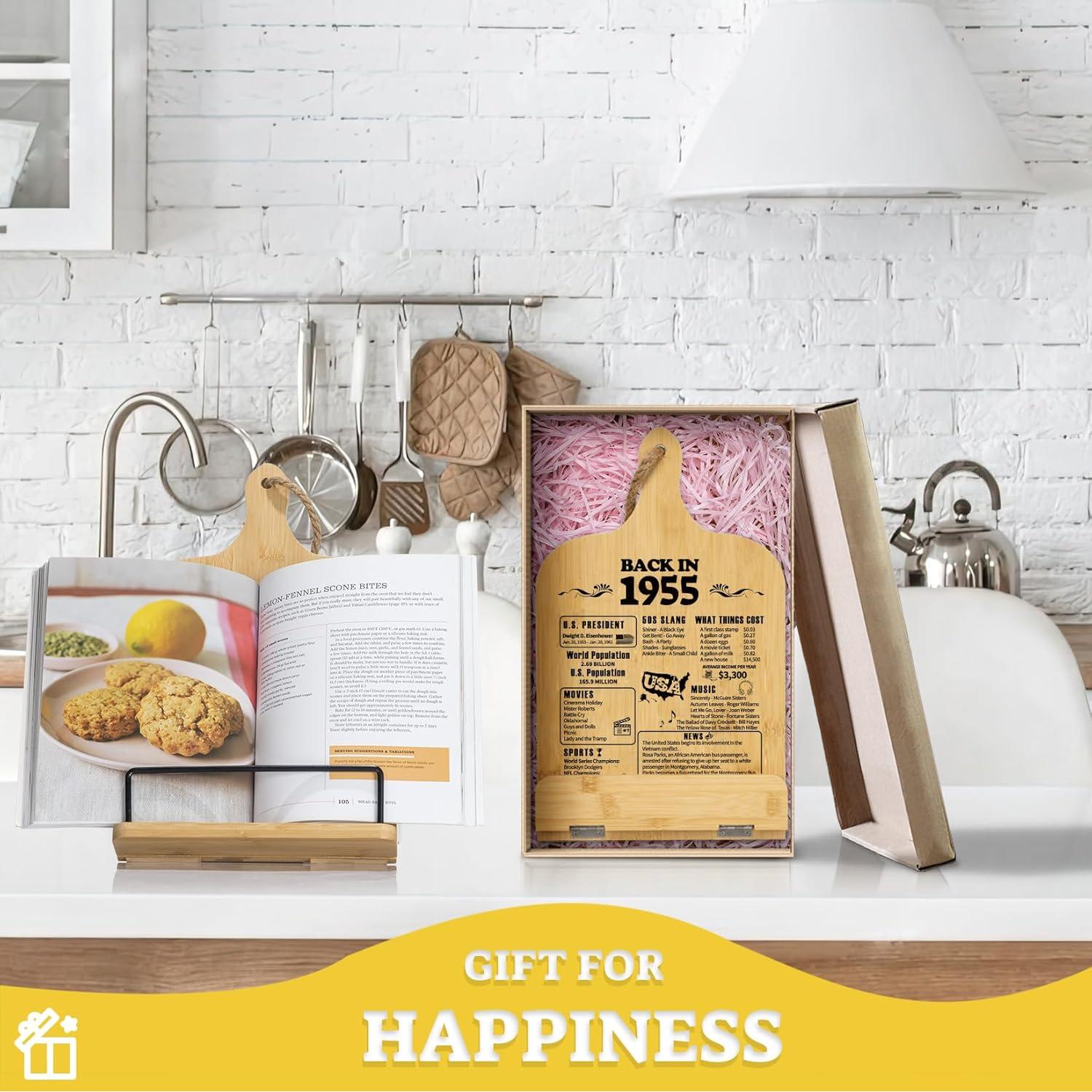 Soporte para Libros de Cocina IKEDAS 1955 - Regalo Cumpleaños 70