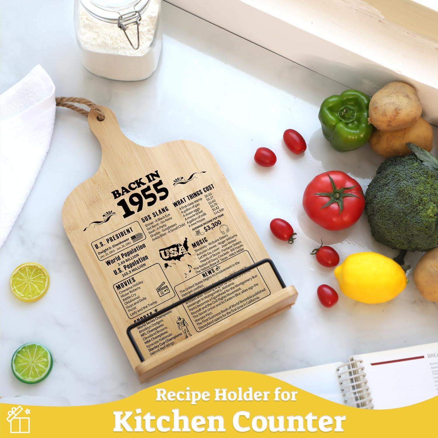 Soporte para Libros de Cocina IKEDAS 1955 - Regalo Cumpleaños 70