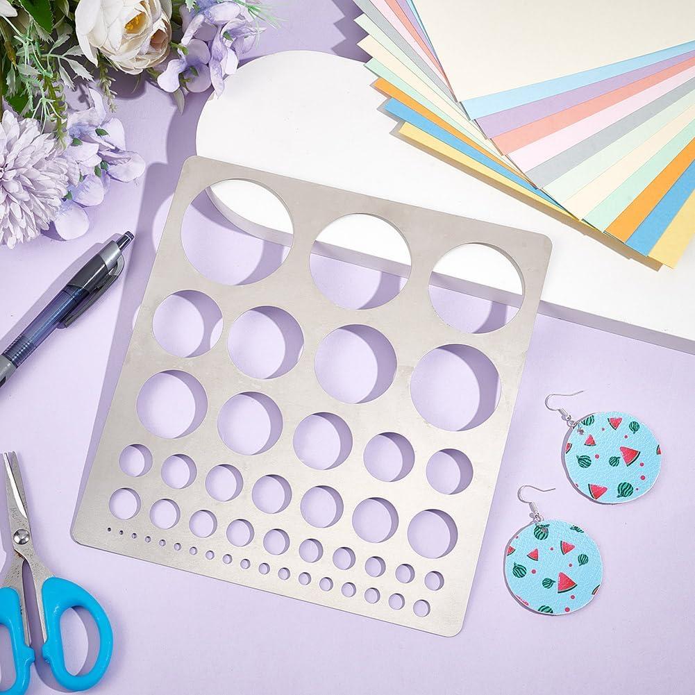 Plantilla de Círculo de Metal UNICRAFTALE 20cm para Dibujo