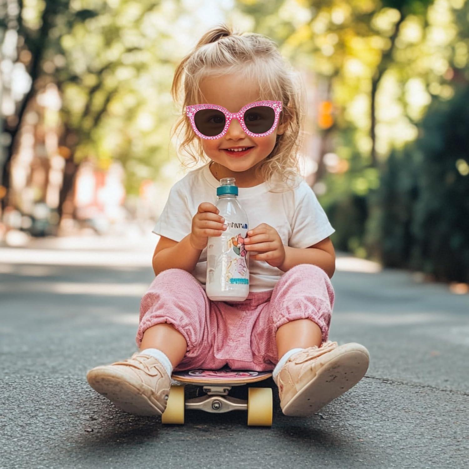 Gafas de sol PinkSheep para niñas UV400 con estuche