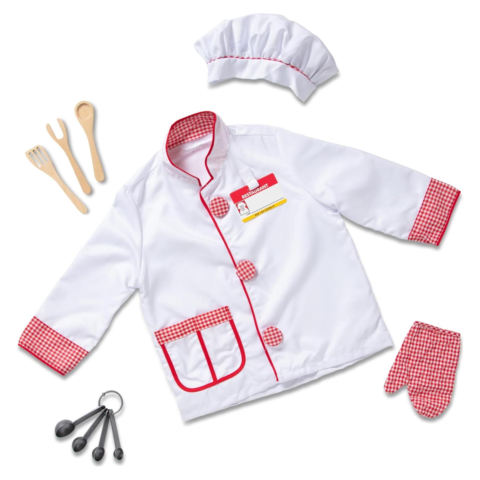 Disfraz de Chef Melissa & Doug con Accesorios para Niños 3-6 Años