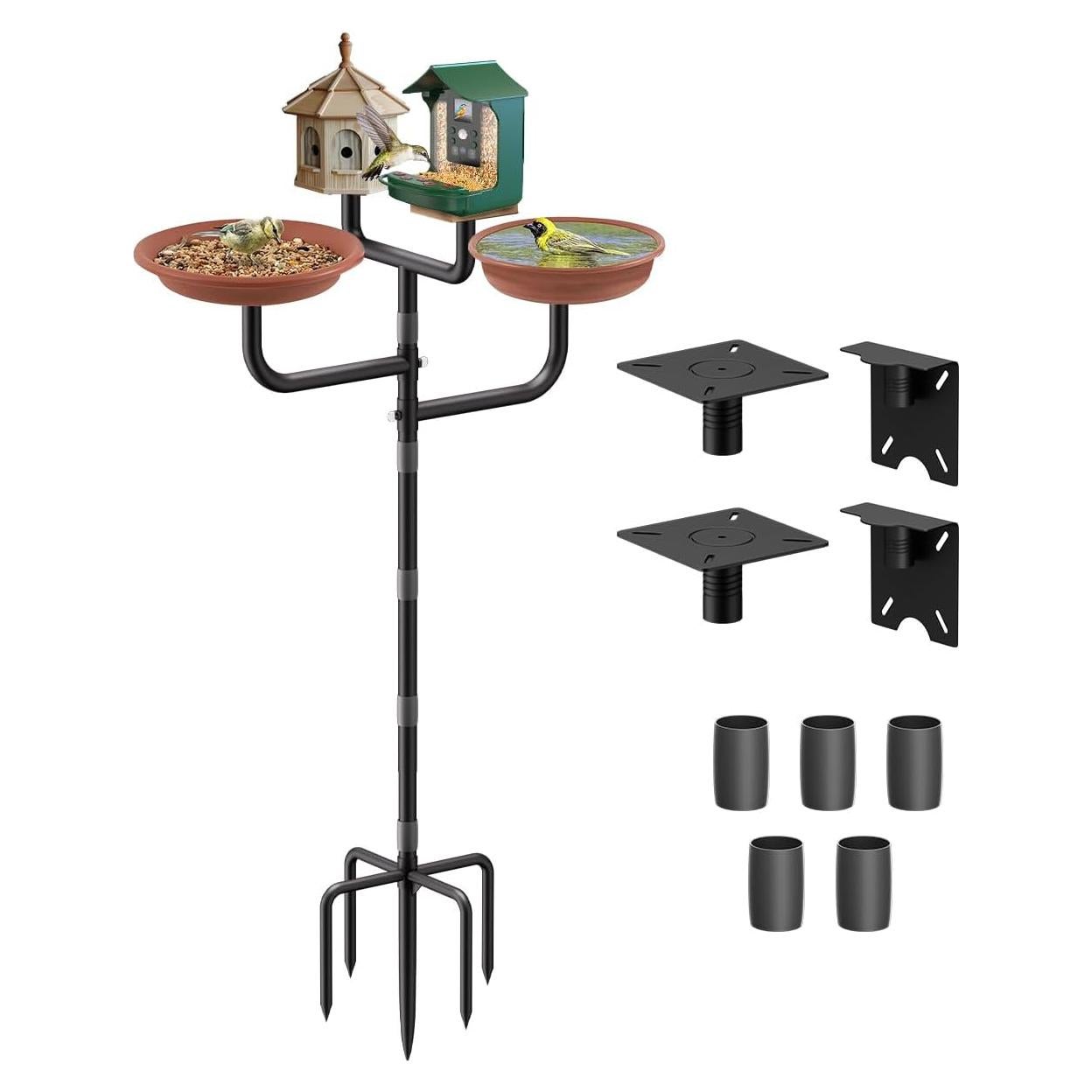 Polo para Casa de Aves Sungaryard 90 cm 4 Soportes Ajustables