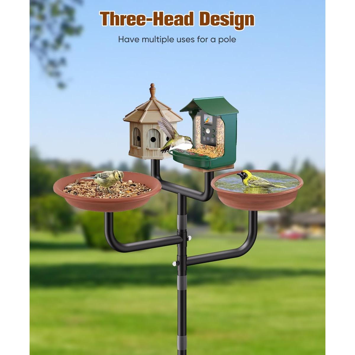 Polo para Casa de Aves Sungaryard 90 cm 4 Soportes Ajustables