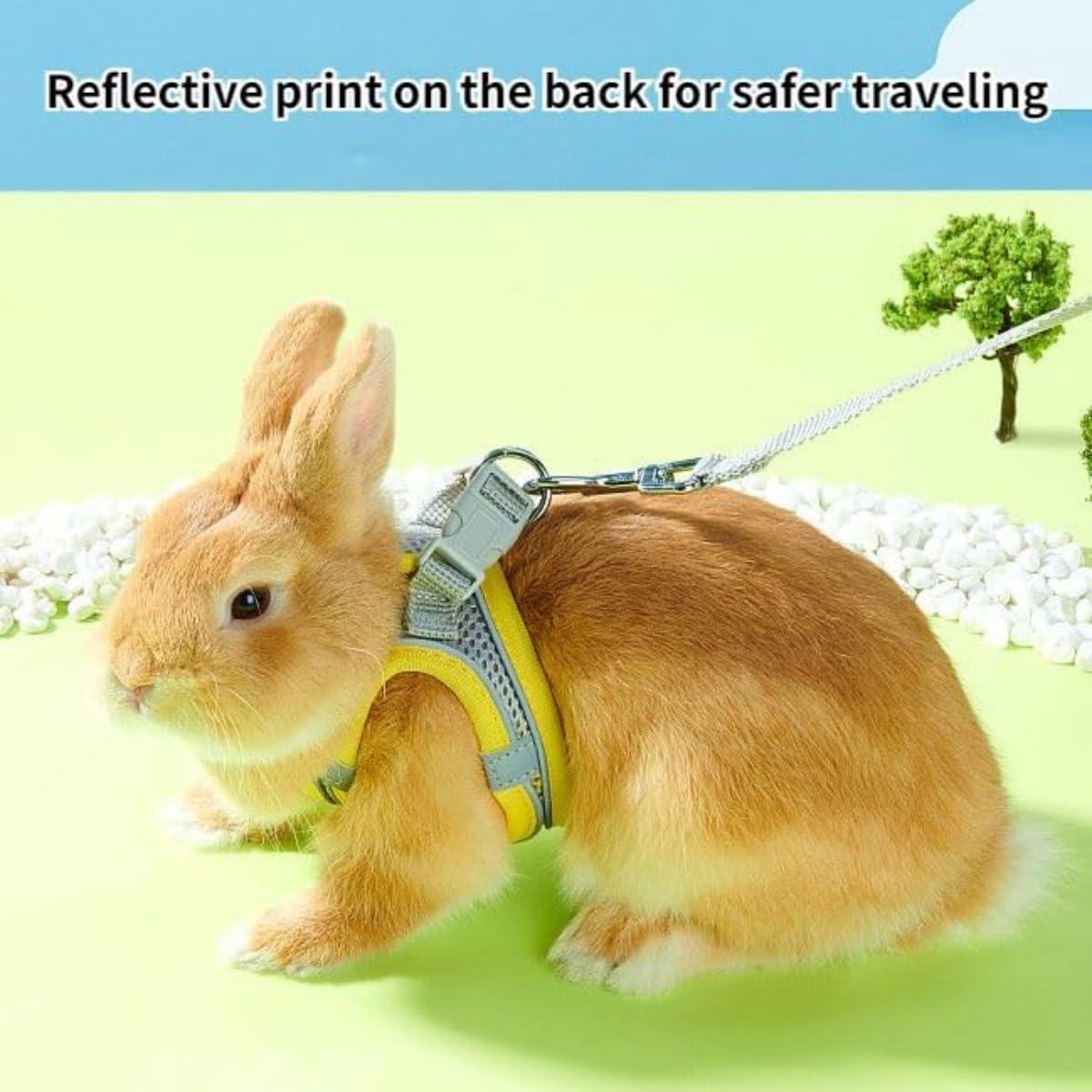 Arnés para Conejo Copfeu S Verde Reflectante Transpirable