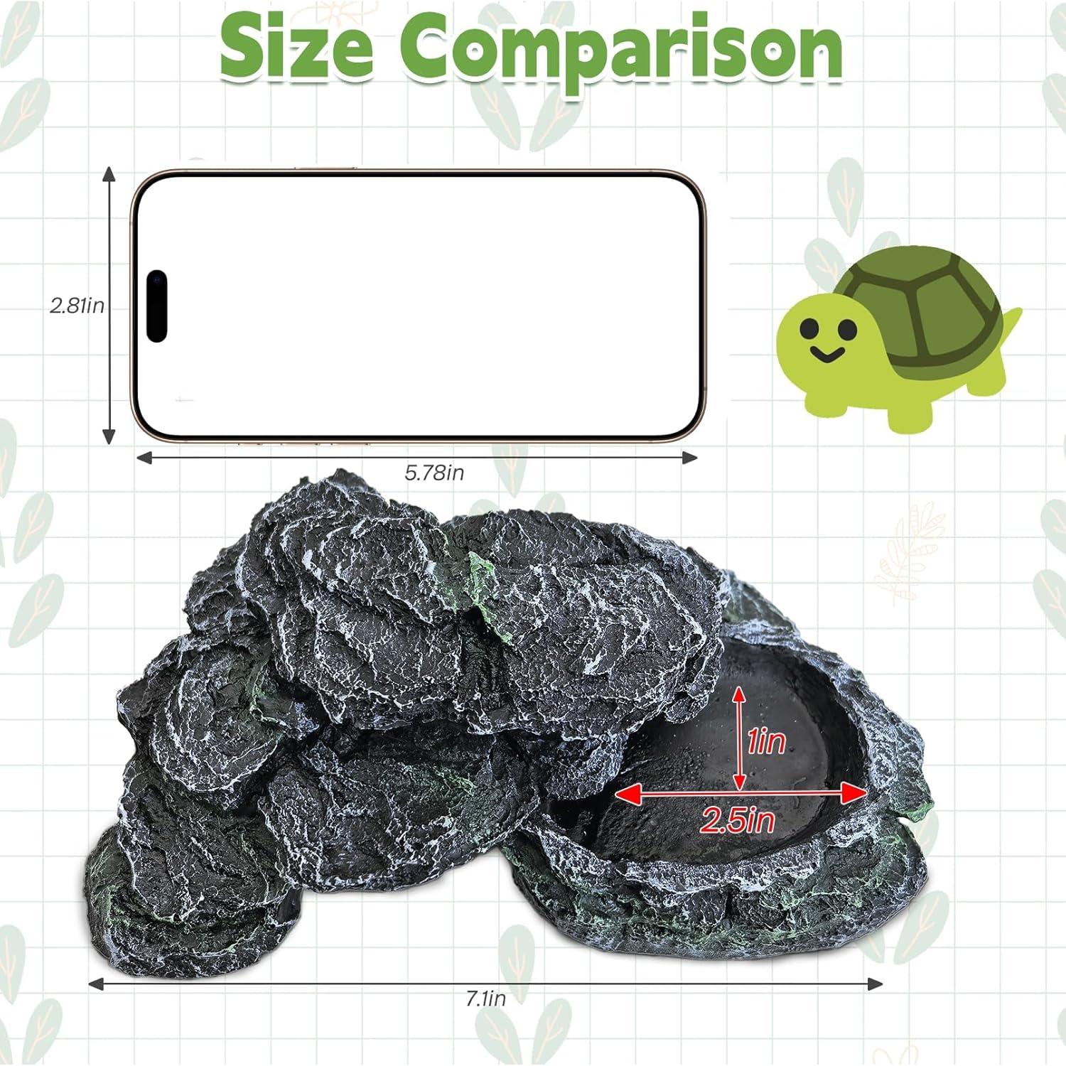 Escondite para Reptiles PINVNBY 18x12 cm Resina Acuario