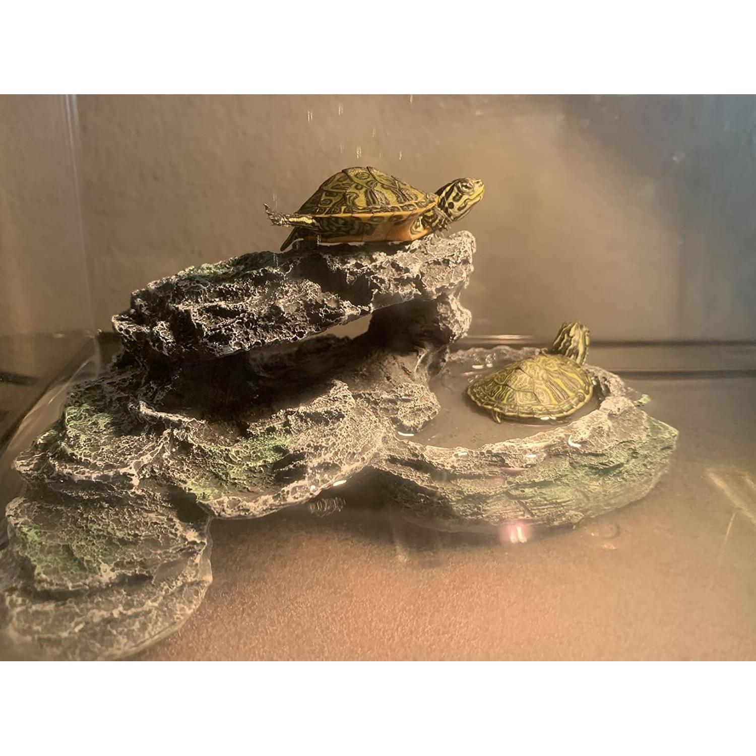 Escondite para Reptiles PINVNBY 18x12 cm Resina Acuario