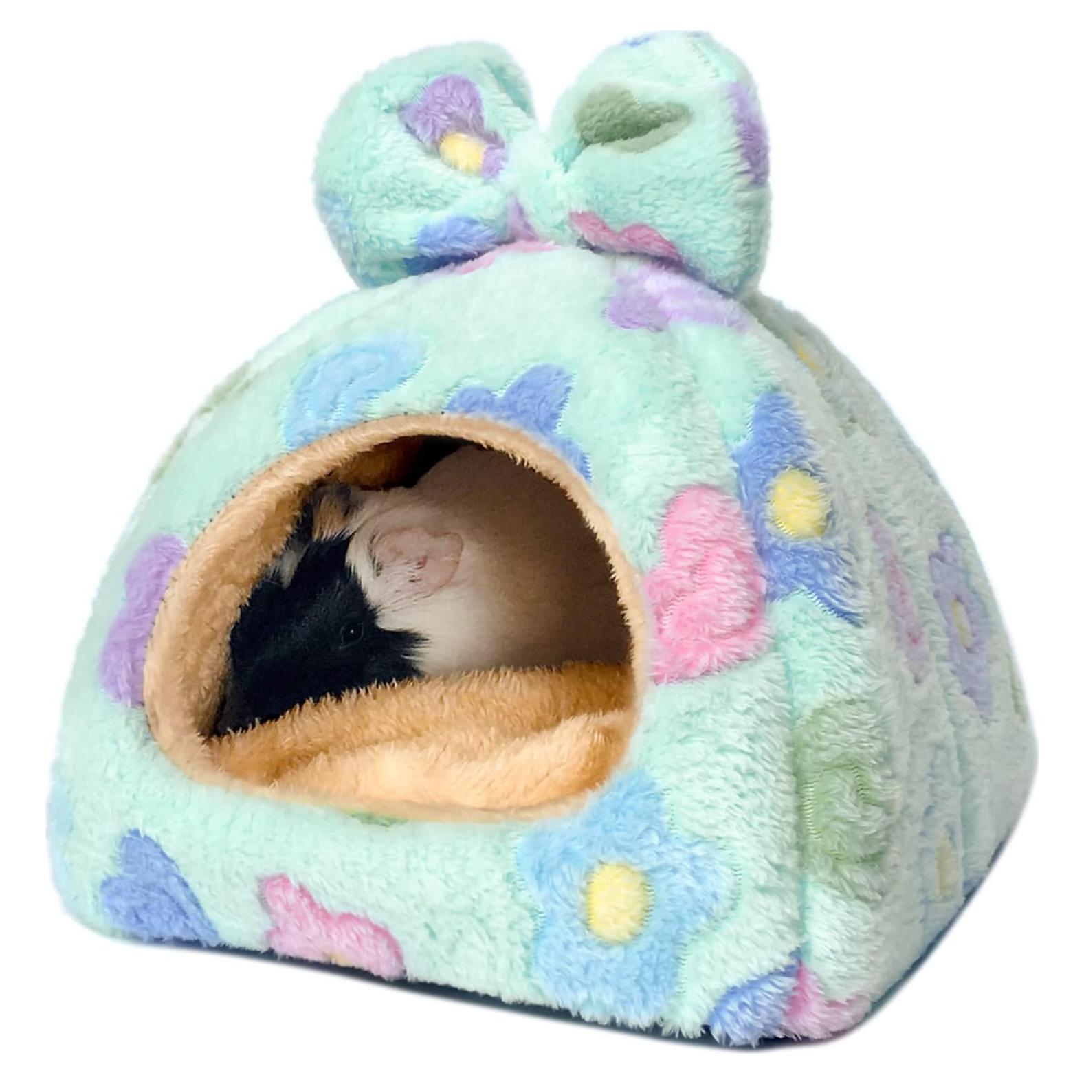 Cama Escondite para Cobayas TiereCare 24x24 cm Verde