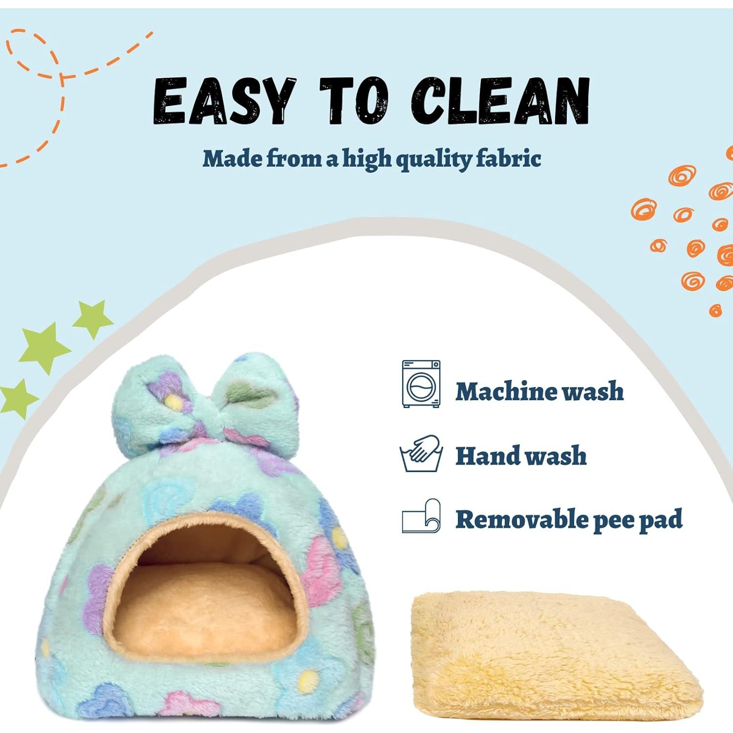 Cama Escondite para Cobayas TiereCare 24x24 cm Verde