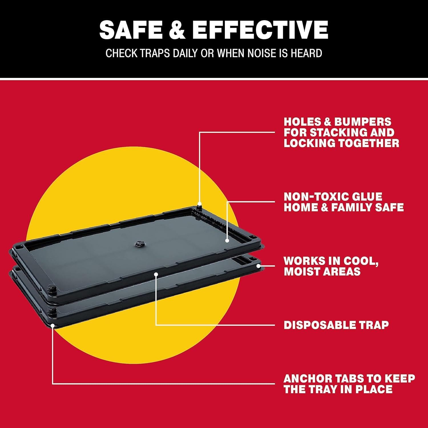 Trampas de Pegamento Catchmaster para Ratas y Ratones 2 Unidades