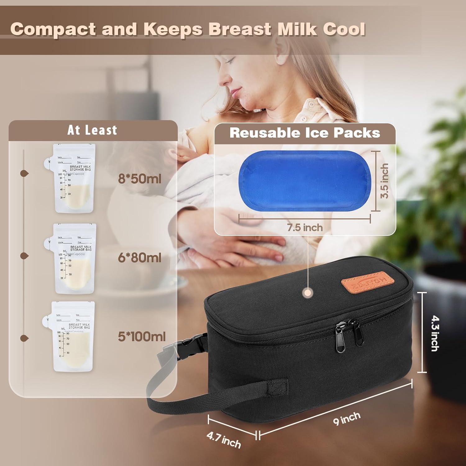 Bolsa de Viaje Aislada ZDJYCH para Leche Materna 22.86 cm