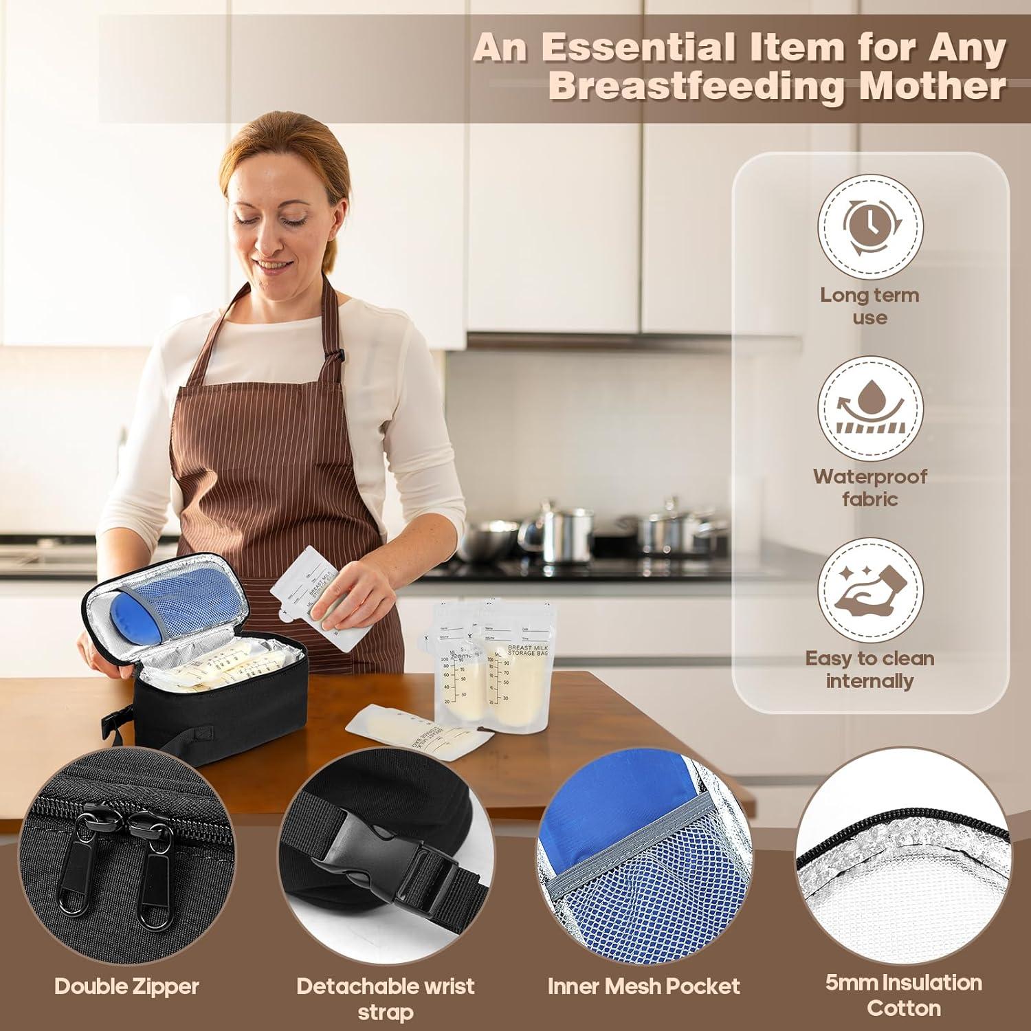Bolsa de Viaje Aislada ZDJYCH para Leche Materna 22.86 cm